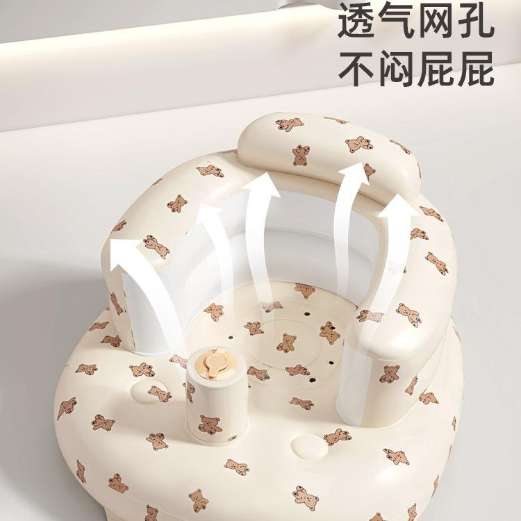 座婴儿学椅座宝训练护脊椅学做餐椅家用985单人充气沙发儿宝童椅