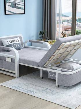 沙A10L10101床折叠多功能家用单人床新款发小户型用客厅两可折叠