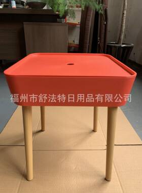 茶几客厅沙边几带盖置物方小红柜迷你边桌柜RGQ角桌轻便发网可移