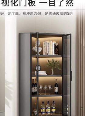 意式轻奢客厅墙角用靠墙扇转角柜家角落柜酒柜展示柜84198形收纳