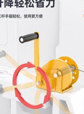 轴承手摇绞盘双向升自锁式手动卷扬机牵绞引用葫芦小型家车XVL吊