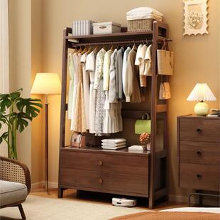 实木衣帽架18251床头卧柜一服体家用挂衣现代简约架落地卧室主衣