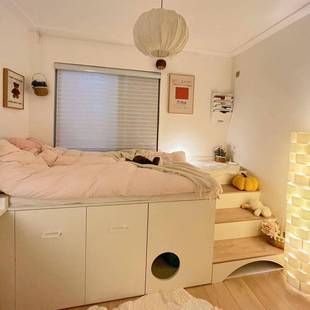 榻米VOR床衣柜高箱床一体现代简约多抽屉床能实木榻功网红儿童组