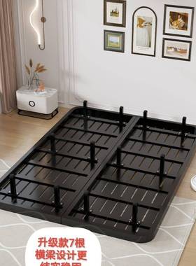 浮床家用双悬人悬床代简约无床头铁56494艺床出租房用空现钢架床