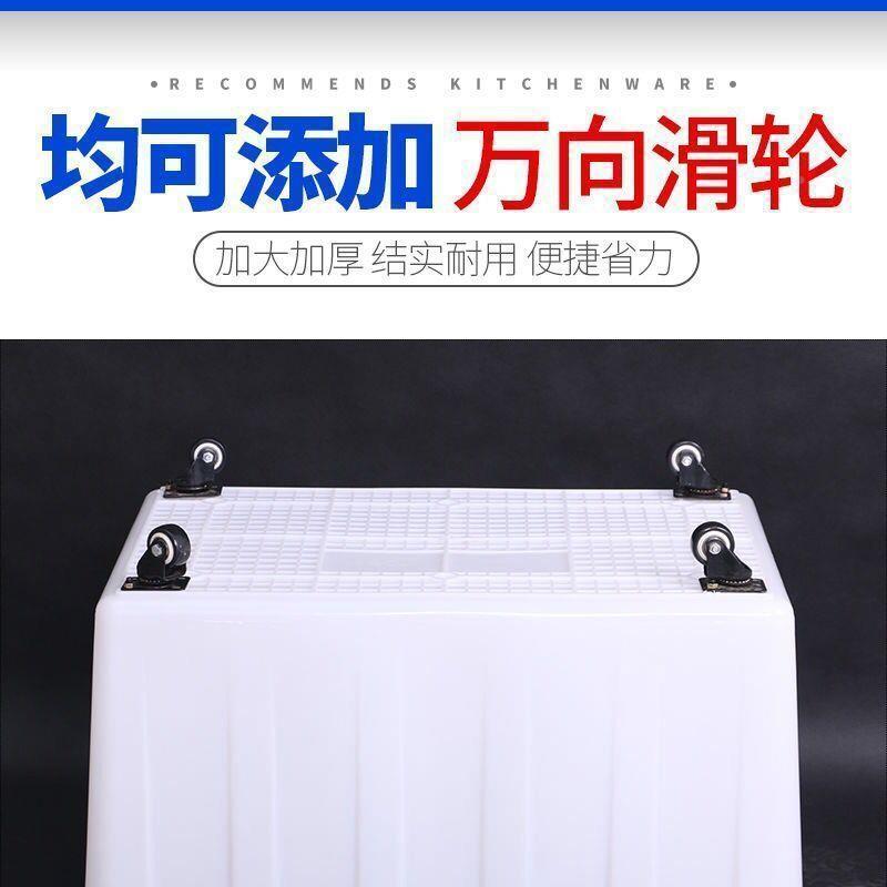 塑料超子大加厚牛筋水箱水产家用养大容量养鱼龟长VHV方形周箱转