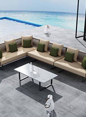 户外沙发庭院露台阳台三人休客厅组合藤艺室FMT闲外藤藤编沙防发