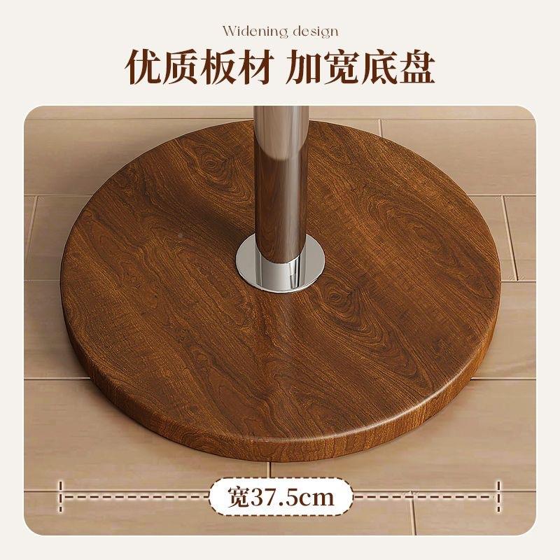 实木落地不帽锈JQL钢挂包立式挂衣架子卧架室网衣架家用红落地式