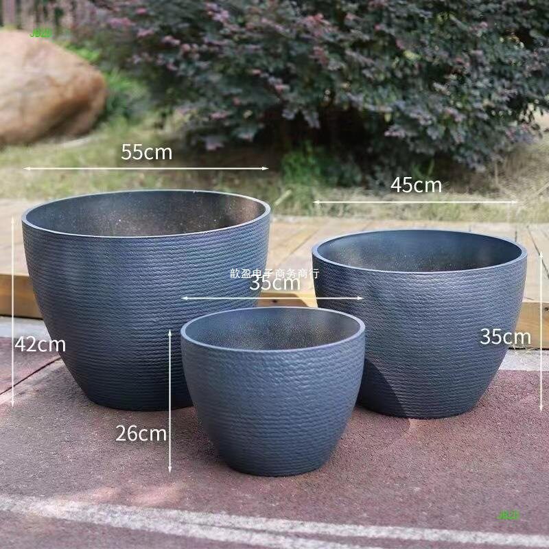 漆扇缸塑料无孔花盆染缸水缸