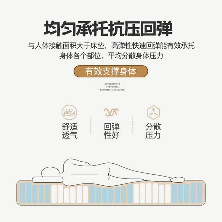 泰国胶床垫榻榻乳胶垫996天然乳胶垫家用卧室软垫乳出租房专用米