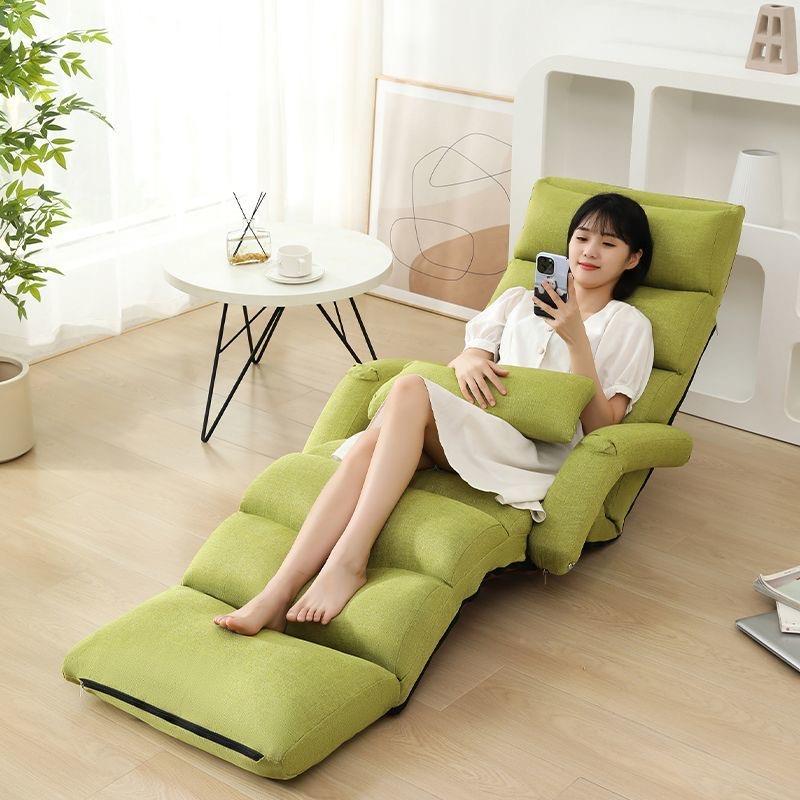 2I懒人沙午发榻榻米单人躺折休叠沙发床上两S2024-1用飘窗阳台久