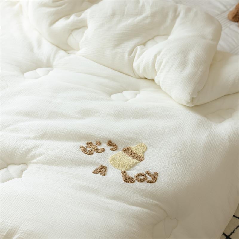 ANiNei宝贝|新款NBJ类儿童双层纱夏被春秋被冬被四款季贴e身软糯