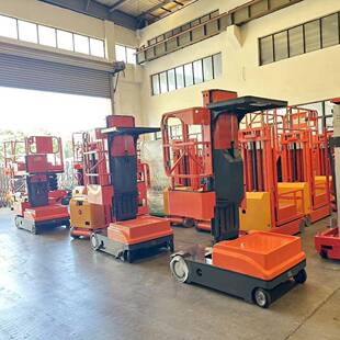 普尔全夫自动高空取料机高电动拿货机平台68576高车升降机登仓库