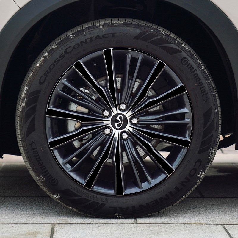 22款英菲尼迪QX60改装轮毂贴纸20寸专用车贴划痕遮盖装饰防水贴膜