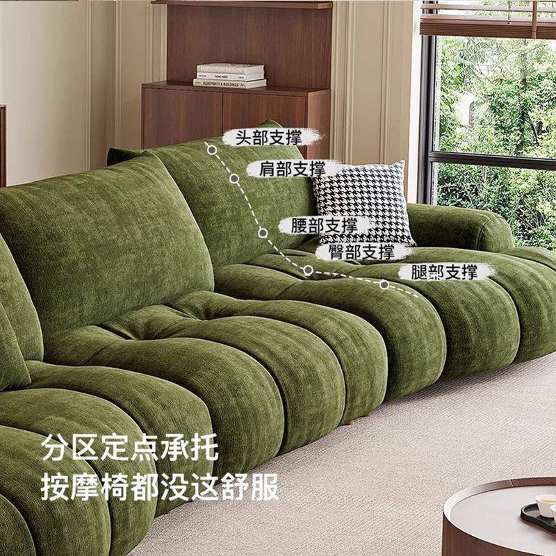 法式奶风艺沙发客背厅小户型组布合弧形靠多BSF-26功能油调节雪尼