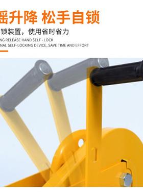 手绞盘丝绳手动绞盘1磅203190双向钢自锁刹车式厂家直销手摇摇绞