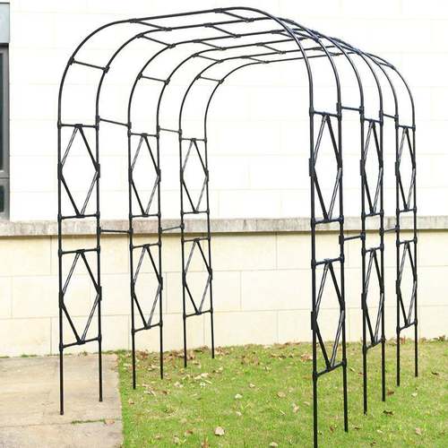 拱花架菱形拱门爬架藤园本艺藤月季支撑攀爬支架葡萄架藤门本拱形