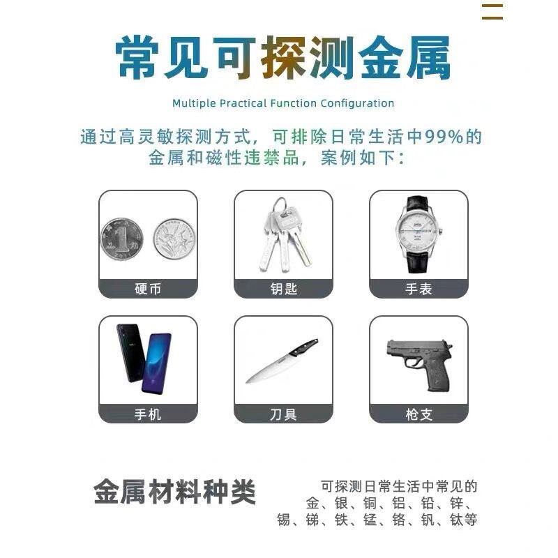 智能安检门商场测温门金属探测安检门ktv安检门酒吧安检门探测器