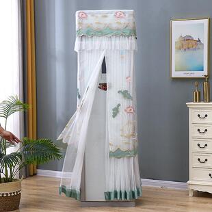 新款开机不蕾丝绣花布立式机空调取罩防尘罩999方柜罩厂艺家