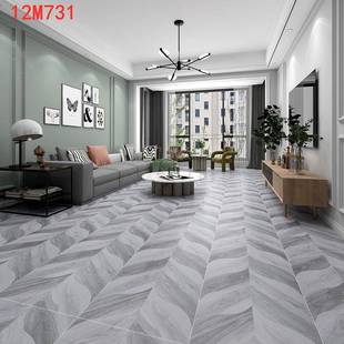 纹砖600 1200人字拼0树叶鱼骨仿古砖60厅0x木120客餐仿实木地砖房