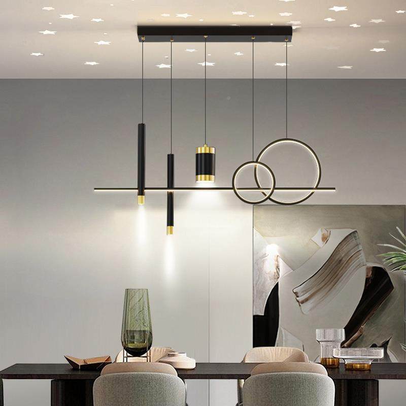 厅餐灯202新款现5代简约爆款750室轻奢高级感创意极简一字艺术茶,家装灯饰光源,智能吊灯,淘宝优惠券,粉丝福利购,淘宝优惠卷