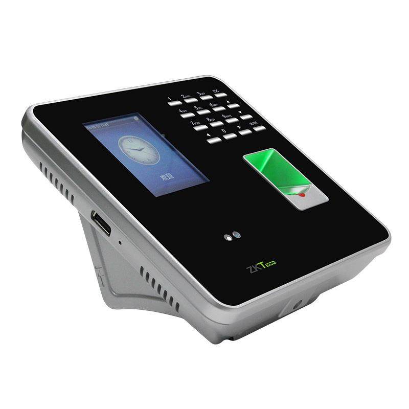 人识脸识别指考828勤机门禁网络指纹扫脸打打卡器面纹部别上班卡