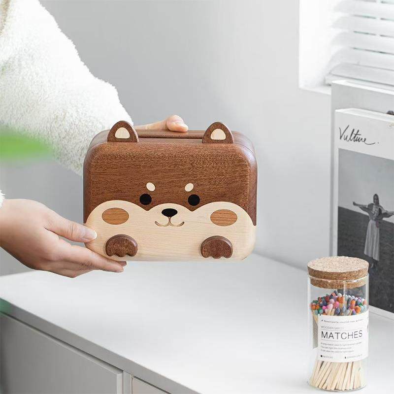 柴实木纸巾遥盒多能客厅茶几实木桌909面笔筒控器收功纳犬盒抽纸