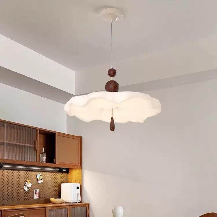 拉厅837德风卧室吸顶浮云半吊灯奶油风美法式灯中古书房餐吊2025,家装灯饰光源,智能吊灯,淘宝优惠券,粉丝福利购,淘宝优惠卷