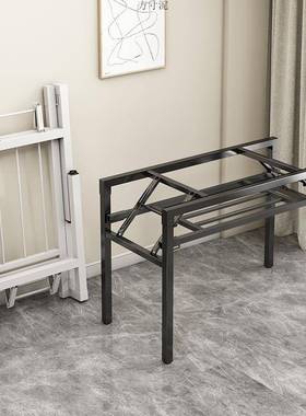 折叠架腿桌腿支架长条桌腿桌架子弹簧桌支架桌叠KFG子脚桌腿支弹