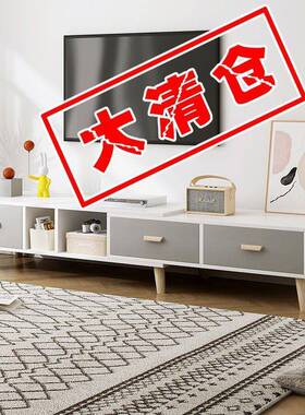 电视柜组合墙柜地柜简约小电机桌子户型简易高款XVQ卧室电视视柜