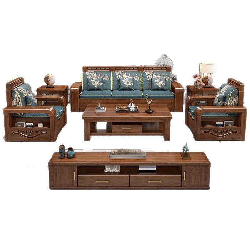 新中式冬夏两用现代简约实木大小户型冬夏两用沙发组合储物客厅家,农用物资,其他肥料,淘宝优惠券,粉丝福利购,淘宝优惠卷