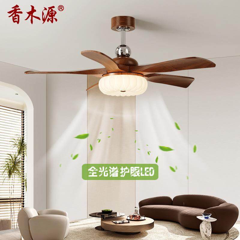 新中式客厅吊扇灯美式复古胡桃木色大风力直叶餐厅风扇灯吊灯3027,节庆用品/礼品,新娘配件,淘宝优惠券,粉丝福利购,淘宝优惠卷