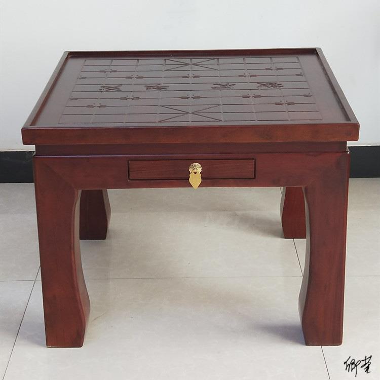 实木象棋盘桌学校传统兴趣班木质家具象棋桌实木围棋组合飘窗桌下