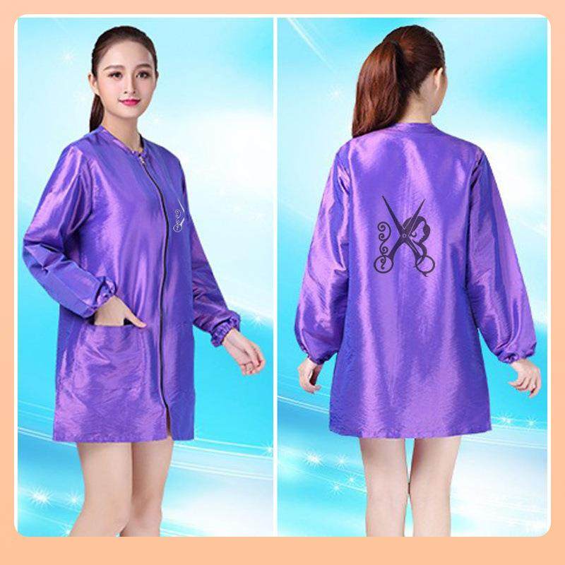 ⇗理发师穿的不沾头发围裙罩衣拉链防水透气时尚工作服拉链,农用物资,其他肥料,淘宝优惠券,粉丝福利购,淘宝优惠卷