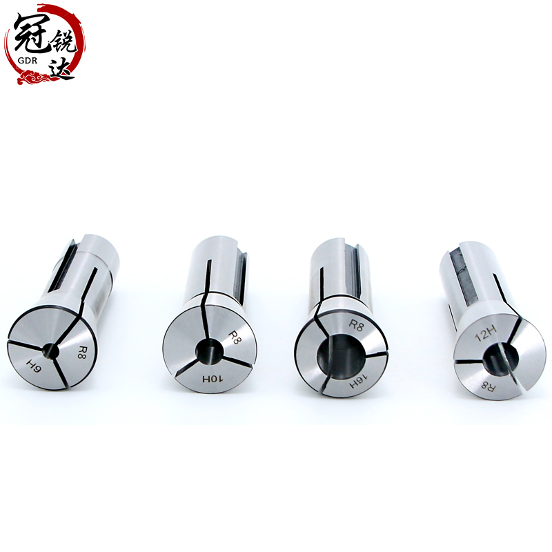 公制铣床R8夹头 铣刀夹头 铣床R8筒夹 弹簧夹头 英制细牙加硬嗦嘴