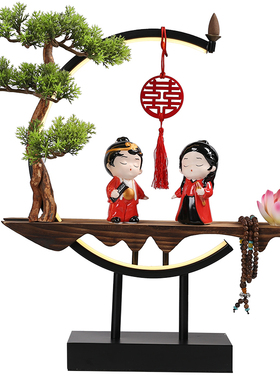 结婚新婚礼物创意家居桌面装饰品送新人新娘闺蜜情侣纪念日摆件