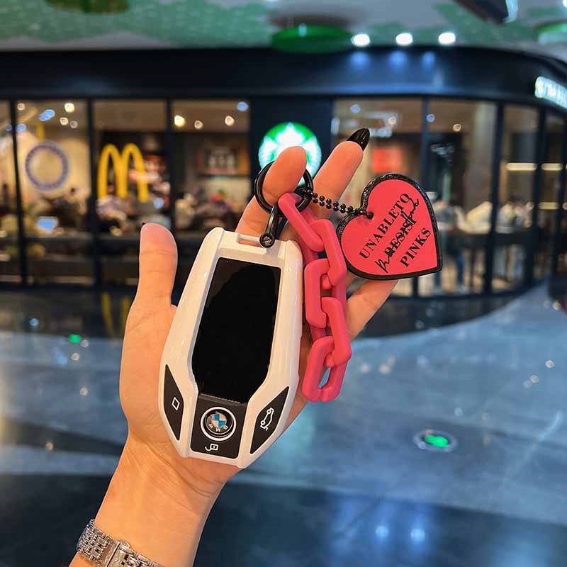 适用宝马钥匙套7系740液晶730li新5系535LE6系GT包X3/X5/X7扣壳