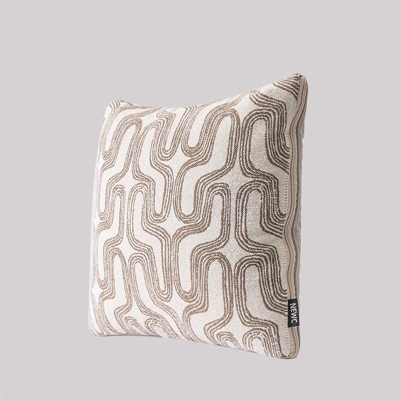 新宸优品新款高端纯棉抱枕被子两用咖色办公室午睡可折叠被子枕头