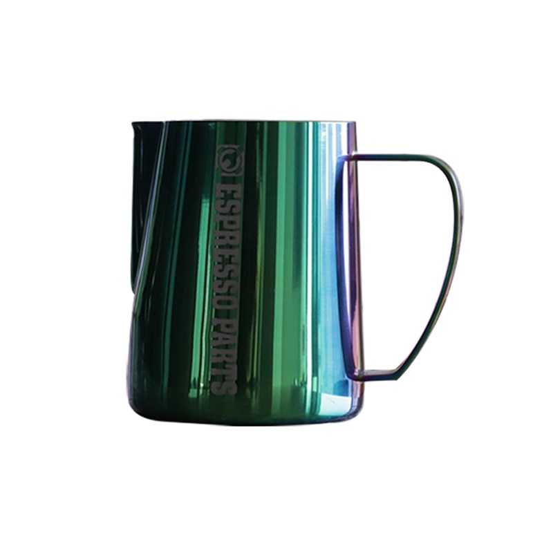 咖啡尖嘴拉花缸专业压纹拉花杯不锈钢打奶缸奶泡壶网红竞技拉花缸