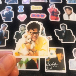 新版 张信哲贴纸 张信哲专辑贴画演唱会周边应援不干胶手账手机贴