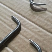 前后三道槽手柄内置轴承扎勾桩芯钢打磨杆子6毫米或者8毫米