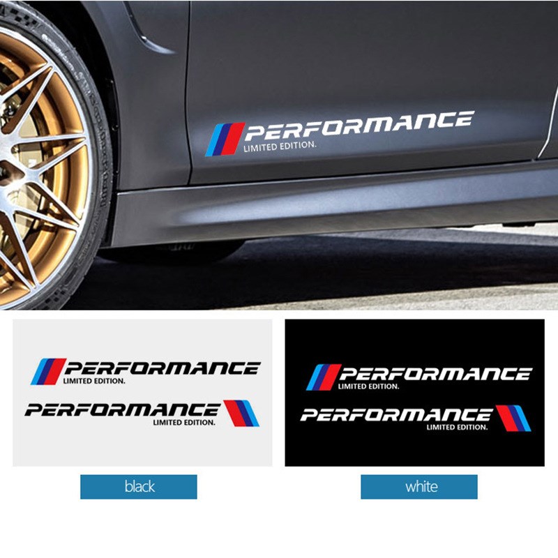 适用于宝马320新5系3系个性改装车门拉花车贴汽车侧裙遮划痕贴纸