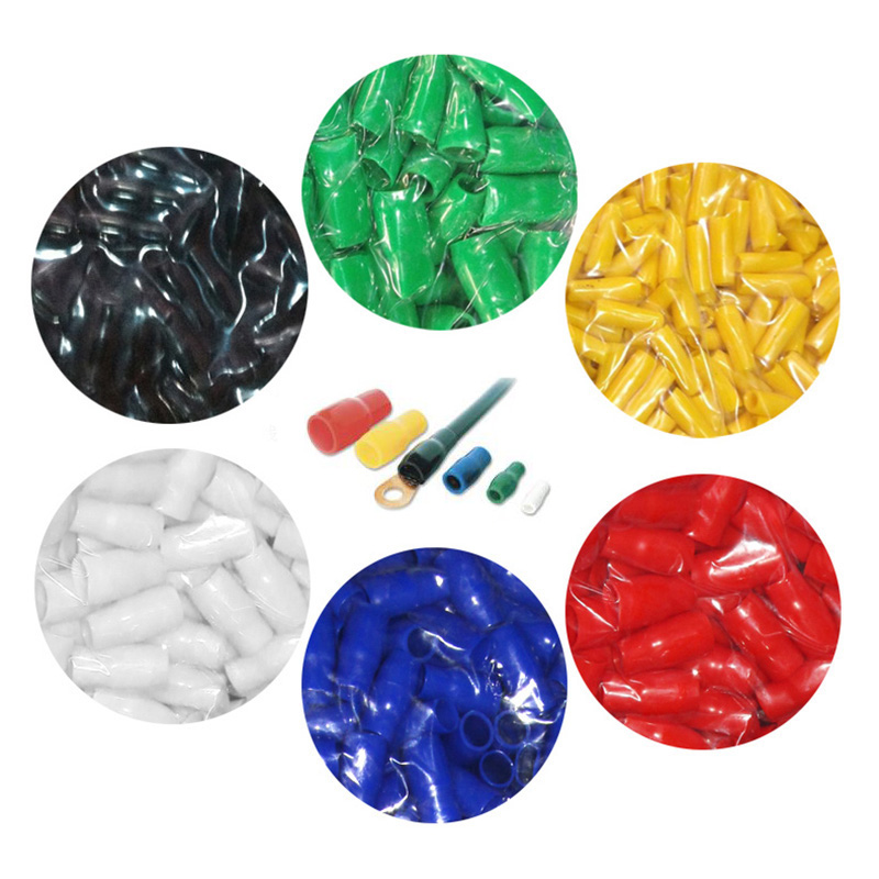 V5.5 V6套管 冷压端子绝缘软护套 硅橡胶护套 软色套 2000只包邮