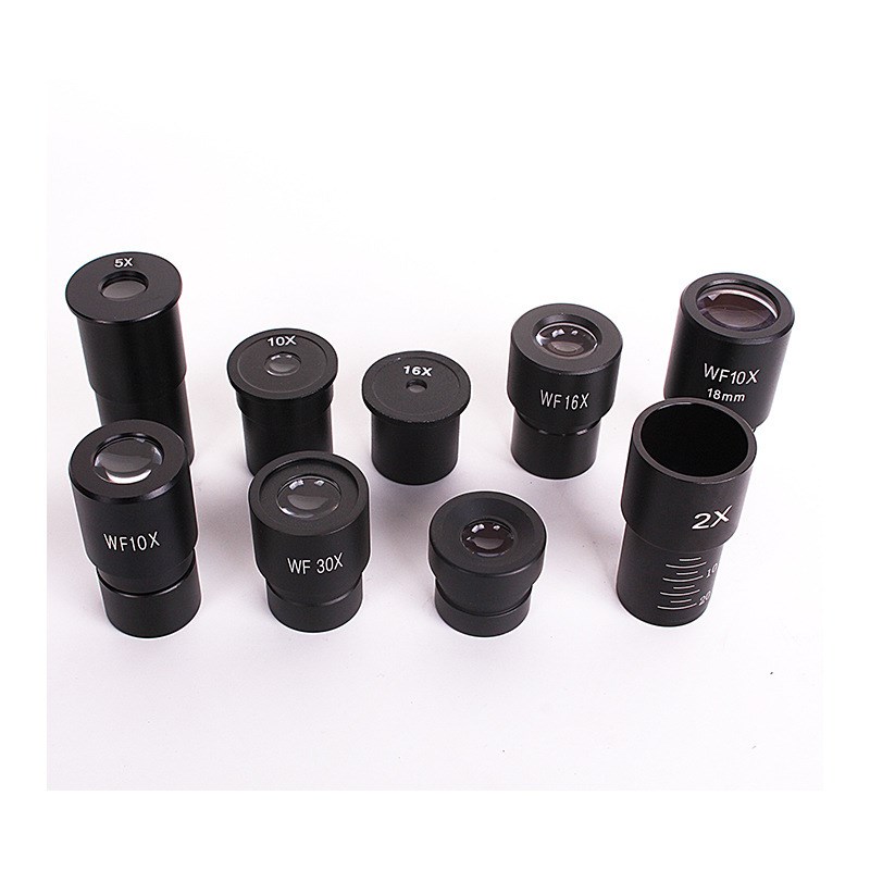 生物显微镜目镜配件专业惠更斯H高倍高清广角头WF10/16/20/25X倍