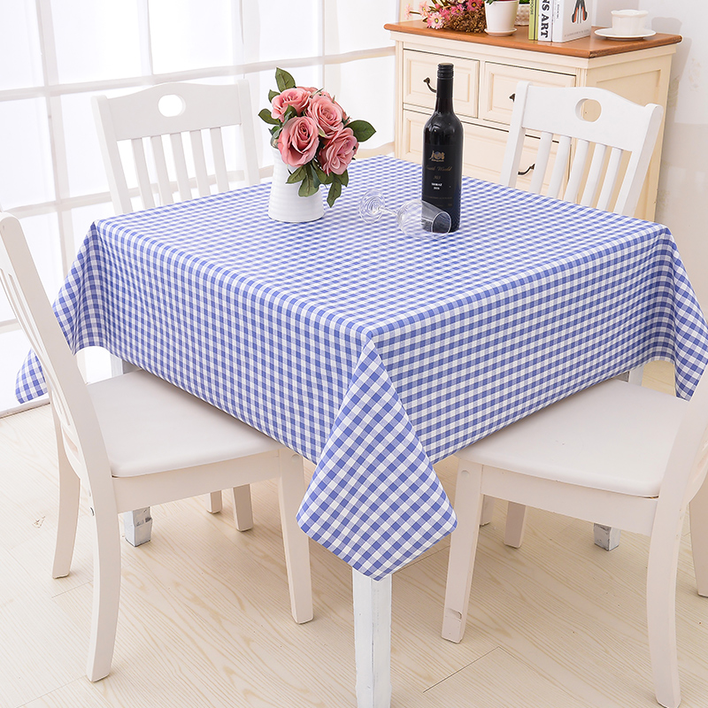 简约正方形桌布pvc塑料餐桌布台布防水防油免洗四方桌八仙桌盖布