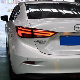 适用于马自达3昂克赛拉尾灯总成14-17款昂科塞拉尾灯改装LED流光