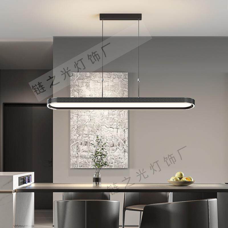 超薄长条过道灯全光谱护眼阳台led吸顶灯创意北欧皮革灯餐厅吊灯