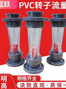 转子流量计大流量液体dn150UPVC法兰式管道DN100