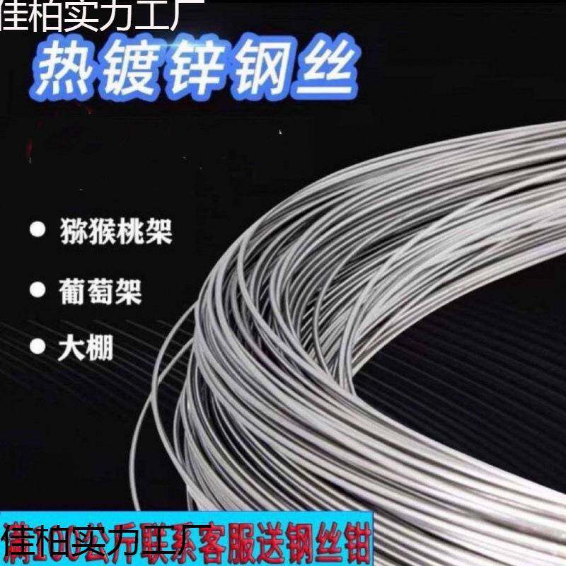 农业防腐热镀锌钢丝葡萄猕猴桃架大棚果园专用防生锈大棚钢丝