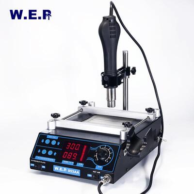 直销WEP853AABGA热风焊台BGA返修台热风枪烙铁预热台