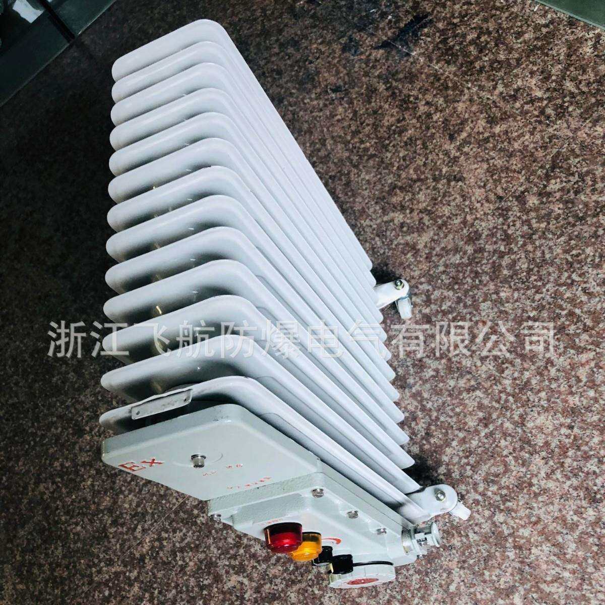 煤矿井上用3000W防爆油汀矿用电热取暖器自动升温防爆油汀15片